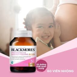 Thumbnail Combo 2 Lọ Vitamin Tổng Hợp Cho Bà Bầu Và Mẹ Cho Con Bú Blackmores Pregnancy & Breast-Feeding Gold 60 Viên/Lọ 4