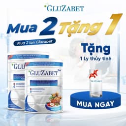 Thumbnail COMBO 2 LON Gluzabet 800g - Ổn Định Đường Huyết, Ngăn ngừa Biến Chứng Tiểu Đường, Tăng Đề Kháng, Giảm Tiểu Đêm, Mất Ngủ 1