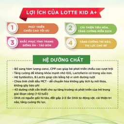 Thumbnail Combo 2 Lon Sữa Bò Giúp Trẻ Phát Triền Chiều Cao Lotte Kid A+ - Sữa Bột Bổ Sung Canxi Cho Trẻ Lon 760g 2
