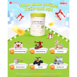 Thumbnail ComBo 2 Lon Sữa Dê Bổ Sung Canxi Lotte Kid A+ Hàn Quốc Sữa Bột Giúp Phát Triển Chiều Cao Cho Bé 760g 1