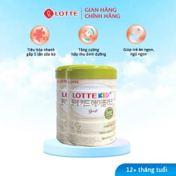 Thumbnail ComBo 2 Lon Sữa Dê Bổ Sung Canxi Lotte Kid A+ Hàn Quốc Sữa Bột Giúp Phát Triển Chiều Cao Cho Bé 760g 2