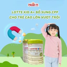 Thumbnail ComBo 2 Lon Sữa Dê Bổ Sung Canxi Lotte Kid A+ Hàn Quốc, Sữa Bột Giúp Phát Triển Chiều Cao Cho Bé 760g 144 4