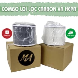 Thumbnail Combo 2 màng lọc không khí Hepa lọc bụi mịn và lõi lọc Carbon than hoạt tính khử mùi MaxAir MA025 2