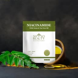 Thumbnail COMBO 2 mặt nạ SHSO Beauty Biocell Niacinamide 4% dành cho da mụn, chiết xuất lá Neem và tinh dầu tràm - NPC PHAR 3