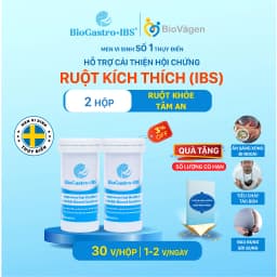 Thumbnail Combo 2 men vi sinh BioGastro • IBS Thụy Điển dùng cho Viêm Đại Tràng co thắt, Táo bón, Tiêu chảy hộp 30 viên nang 1
