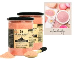 Thumbnail Combo 2 Muối hồng Himalaya GUfoods (dạng hạt mịn) - Tự nhiên, Giàu khoáng chất, Không phụ gia (150g / 400g) 1