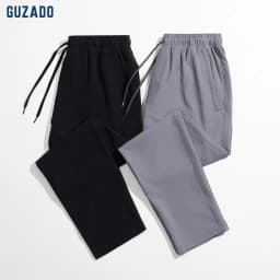 Thumbnail COMBO 2 Quần dài nam GUZADO thể thao chất gió cao cấp, cạp chun co giãn, thoải mái vận động CB2GDC01 1