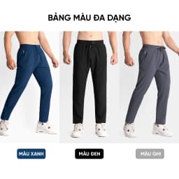 Thumbnail COMBO 2 Quần dài nam GUZADO thể thao chất gió cao cấp, cạp chun co giãn, thoải mái vận động CB2GDC01 3