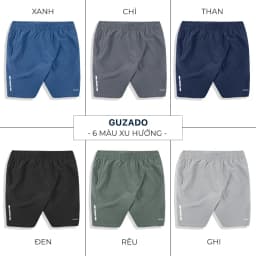 Thumbnail Combo 2 quần đùi nam Guzado Cạp Chun,Vải Gió Thể Thao Vận Động Thoải Mái CB2GSR01 2