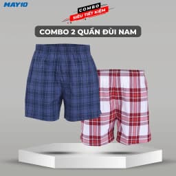 Thumbnail Combo 2 quần đùi nam May 10 phiên bản có túi 2 bên, màu ngẫu nhiên 1