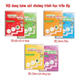 Thumbnail Combo 2 sách Chinh phục điểm 10 đề kiểm tra học kì Tiếng việt và Toán 1(KNTT) 1