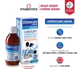 Thumbnail Combo 2 Siro Chắc Khỏe Xương Vitabiotics OSTEOCARE Vị Cam Bạc Hà Tự Nhiên Dễ Uống, Bổ Sung Canxi Và Vitamin D Chai 200ml 1