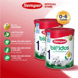 Thumbnail Combo 2 Sữa bột cải thiện tiêu hóa,giúp bé tăng cân,phát triển trí não Semper Bifidus số 1 cho bé từ 0-6 tháng tuổi 1