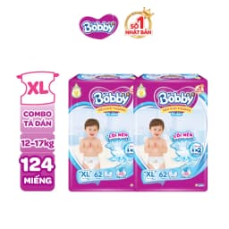 Thumbnail Combo 2 tã dán Bobby S80/M76/L68/XL62/XXL56 mới- Lõi nén cotton-soft 3mm 4