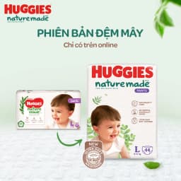 Thumbnail Combo 2 Tã Quần Huggies Platinum Nature Made M58 1