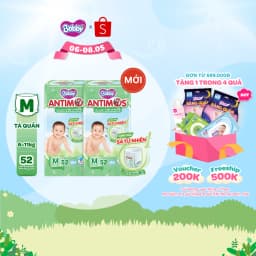 Thumbnail Combo 2 tã Quần Xua Muỗi Bobby Antimos – Hàng rào Sả tự nhiên Bye Muỗi 8H - M52/L50+2/XL48+4/XXL46+6 1