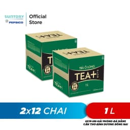 Thumbnail Combo 2 Thùng 12 Chai Trà Ô long Tea+ (1000ml/chai) 1