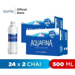 Thumbnail Combo 2 Thùng 24 Chai Nước tinh khiết Aquafina (500ml/chai) 1