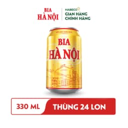 Thumbnail COMBO 2 Thùng 24 lon Bia Hà Nội phiên bản hè 2025  – HABECO (330ml/lon) 1