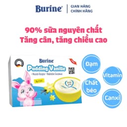 Thumbnail Combo 2 Vỉ Pudding Ăn Dặm Burine Vị Vani Cung Cấp Vitamin, Dưỡng Chất Bổ Sung Năng Lượng Cho Bé Lười Ăn 1