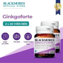 Thumbnail Combo 2 Viên Uống Hỗ Trợ Tuần Hoàn Máu Não Blackmores Ginkgoforte 40 Viên/Lọ 1