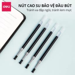 Thumbnail Combo 20 ruột bút gel S221 Deli 0.5mm dùng cho bút bi nước A575 không gai viết trơn tru phù hợp học sinh văn phòng 3