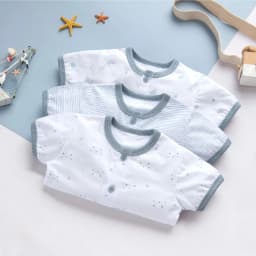 Thumbnail Combo 3 Áo Tay Cộc Sơ Sinh MIOMIO Vải Cotton Cho Bé Trai, Bé Gái (Từ 0 - 24 Tháng) Thiết Kế Mùa Hè | Thoáng Mát Dễ Chịu 3
