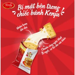 Thumbnail Combo 3 Bánh Richy Kenju kem dẻo 186gr 3