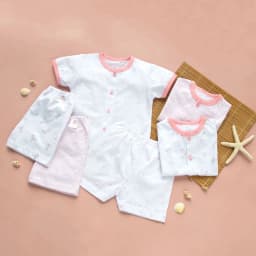 Thumbnail Combo 3 Bộ Quần Áo Cộc Sơ Sinh Thỏ Sọc Mèo MIOMIO Cho Bé Trai, Bé Gái (Từ 0 - 24 Tháng), Vải Cotton 2