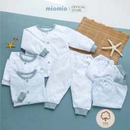 Thumbnail Combo 3 Bộ Quần Áo Dài Sơ Sinh MIOMIO Cho Bé Trai, Bé Gái (Từ 0 - 24 Tháng), Vải Cotton 1