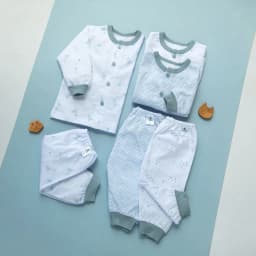 Thumbnail Combo 3 Bộ Quần Áo Dài Sơ Sinh MIOMIO Cho Bé Trai, Bé Gái (Từ 0 - 24 Tháng), Vải Cotton 3