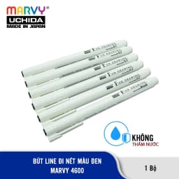 Thumbnail Combo 3 Bút Line Đi Nét Chuyên Nghiệp Marvy Uchida 4600 2