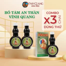 Thumbnail Combo 3 chai Bổ Tâm An Thần VĨNH QUANG - Dễ ngủ, ngủ ngon và sâu - chai 280ml 1