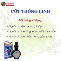 Thumbnail Combo 3 chai Cốt Thống Linh VĨNH QUANG - Hoạt huyết, thấp khớp, đau lưng - chai 280ml 3