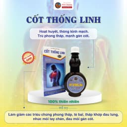 Thumbnail Combo 3 chai Cốt Thống Linh VĨNH QUANG - Hoạt huyết, thấp khớp, đau lưng - chai 280ml 4