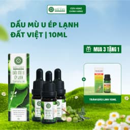 Thumbnail Combo 3 chai dầu mù u ép lạnh nguyên chất Đất Việt dung tích 10ml và 30ml - An toàn cho bé sơ sinh 1