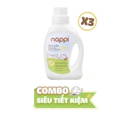 Thumbnail Combo 3 CHAI Nước giặt dầu cọ Nappi 1000ml 1