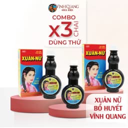 Thumbnail Combo 3 chai Xuân Nữ Bổ Huyết VĨNH QUANG 280ml - Điều hoà kinh nguyệt, đau bụng kinh, bổ máu 1