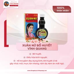 Thumbnail Combo 3 chai Xuân Nữ Bổ Huyết VĨNH QUANG 280ml - Điều hoà kinh nguyệt, đau bụng kinh, bổ máu 4