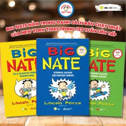 Thumbnail Combo 3 cuốn sách song ngữ thiếu nhi Big Nate - Truyện tranh hài hước vui nhộn 2