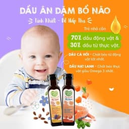 Thumbnail Combo 3 dầu ăn dặm bổ não Mămmy, dầu cá hồi, hạt lanh, Olive bổ sung DHA, Omega-3 cho bé từ 6 tháng, chai 100ml 4