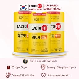 Thumbnail Combo 3 Hộp 50 Gói Men Vi Sinh LACTO-FIT GOLD Bổ Sung Lợi Khuẩn Cải Thiện Đường Ruột Khỏe Mạnh (50 gói x 2g) 1