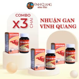 Thumbnail Combo 3 Hộp Nhuận Gan VĨNH QUANG Hỗ trợ thanh nhiệt, tăng cường chức năng gan, gan nhiễm mỡ, 60 viên 1