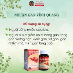 Thumbnail Combo 3 Hộp Nhuận Gan VĨNH QUANG Hỗ trợ thanh nhiệt, tăng cường chức năng gan, gan nhiễm mỡ, 60 viên 3