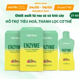 Thumbnail Combo 3 Hộp Nước Uống Bổ Sung Enzyme Chiết Xuất Từ Trái Cây và Rau Củ Hỗ Trợ Tiêu Hoá, Thanh Lọc Cơ Thể Coolvita 1