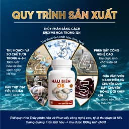 Thumbnail Combo 3 Hộp Tinh Chất Hàu OB Tăng Sinh Lý Nam Giới, Chiết Xuất Hàu Oyster (Hộp 30v) - Grow Green AZ 3