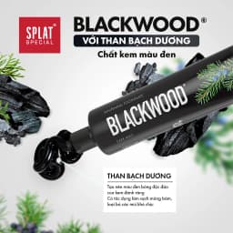 Thumbnail Combo 3 Kem Đánh Răng Than Hoạt Tính SPLAT Blackwood Làm Trắng Răng, Thơm Miệng 75ml 3
