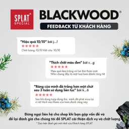 Thumbnail Combo 3 Kem Đánh Răng Than Hoạt Tính SPLAT Blackwood Làm Trắng Răng, Thơm Miệng 75ml 4