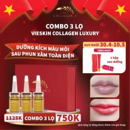 Thumbnail Combo 3 Lọ Siêu Tinh Chất Vieskin Collagen Luxury Cao Cấp Dưỡng Kích Màu Môi Sau Phun Xăm Toàn Diện 1