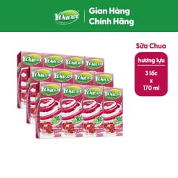 Thumbnail Combo 3 Lốc sữa chua lên men tự nhiên Yomost hương lựu 4x170ml/lốc 1
